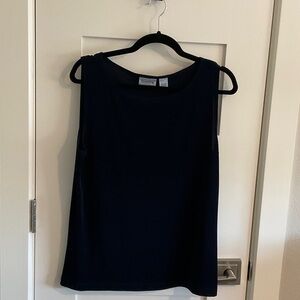 Classic Navy Sleeveless Tank Top